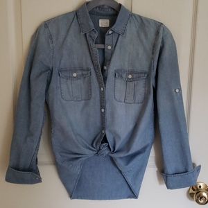 Jcrew Denim Oxford